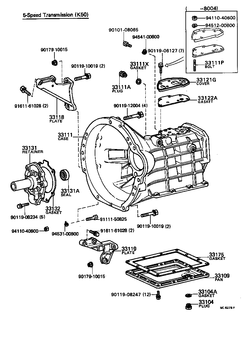  SPRINTER |  CLUTCH HOUSING TRANSMISSION CASE MTM