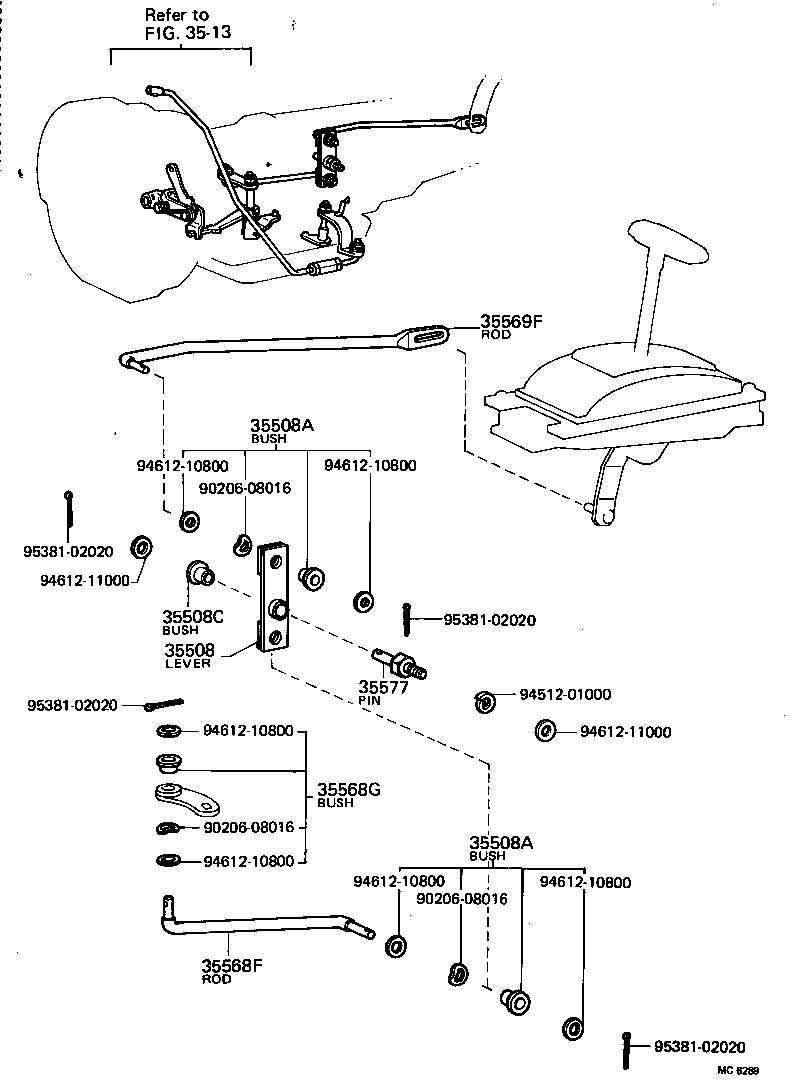  SPRINTER |  SHIFT LEVER RETAINER