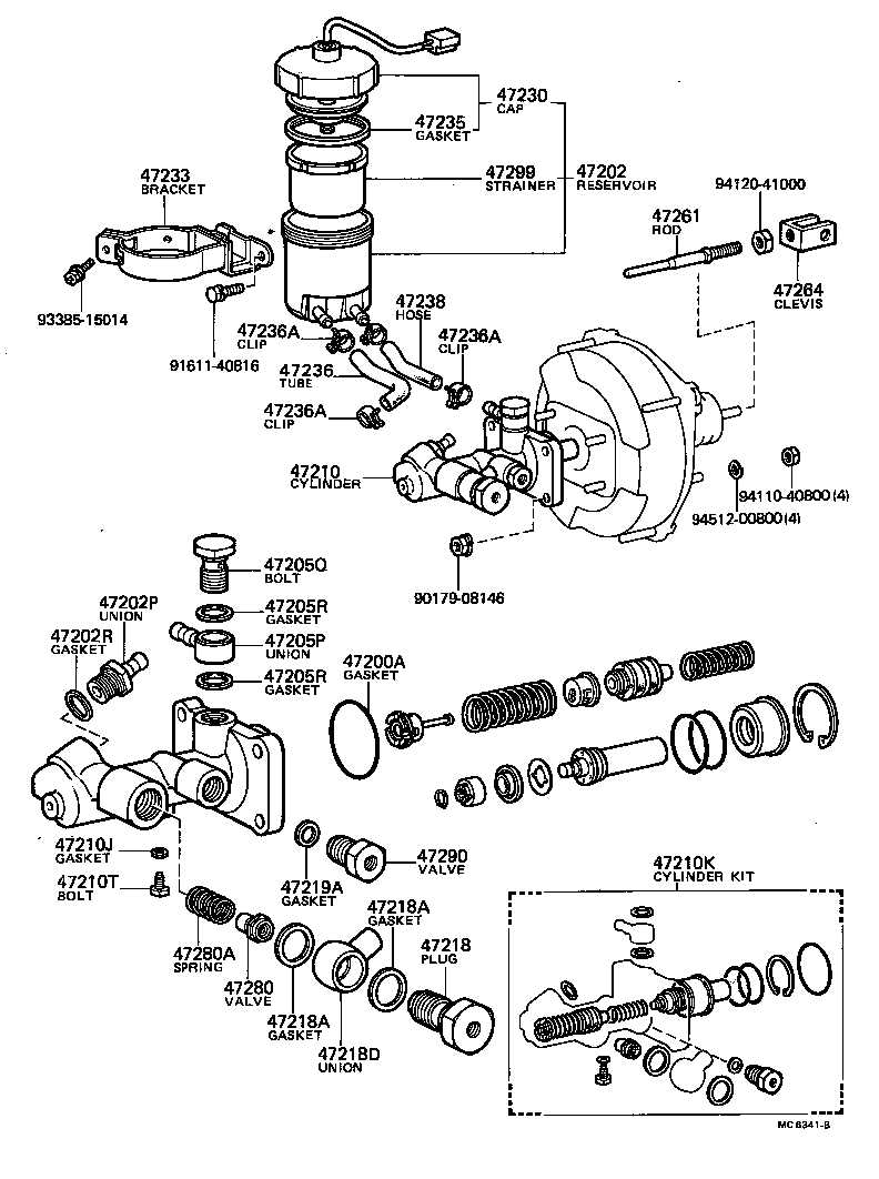  CENTURY |  BRAKE MASTER CYLINDER