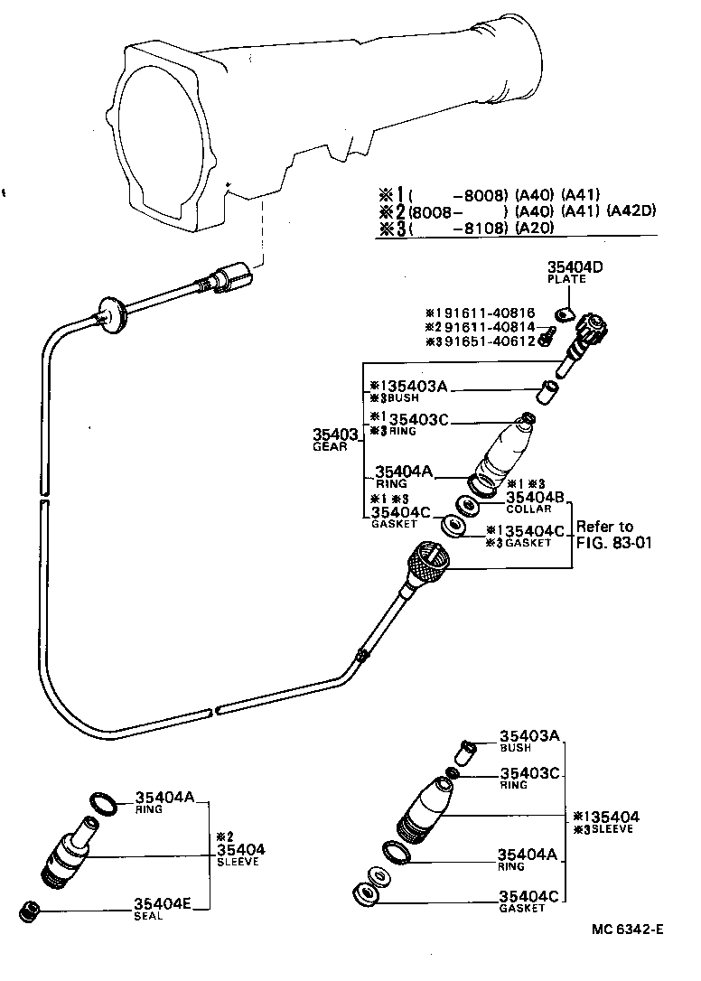  SPRINTER |  SPEEDOMETER DRIVEN GEAR ATM