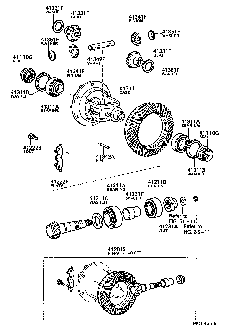  SPRINTER CARIB |  FRONT AXLE HOUSING DIFFERENTIAL