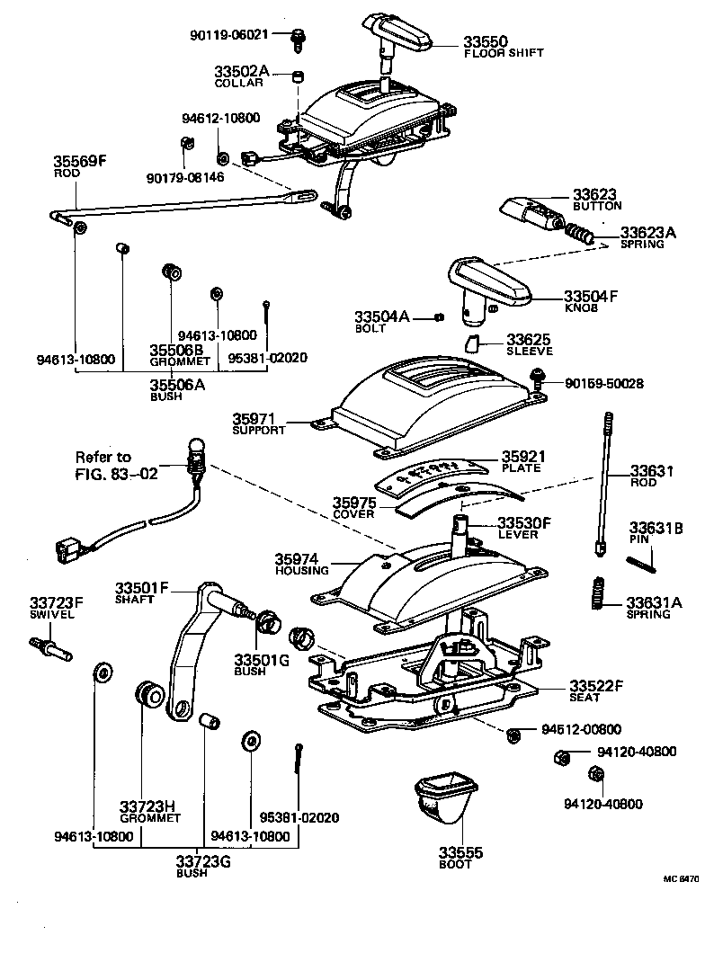  SPRINTER |  SHIFT LEVER RETAINER