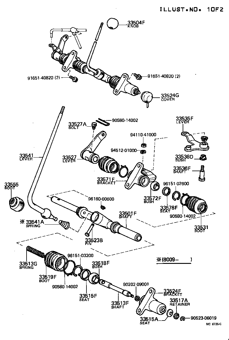  LITE TOWNACE TRUCK |  SHIFT LEVER RETAINER