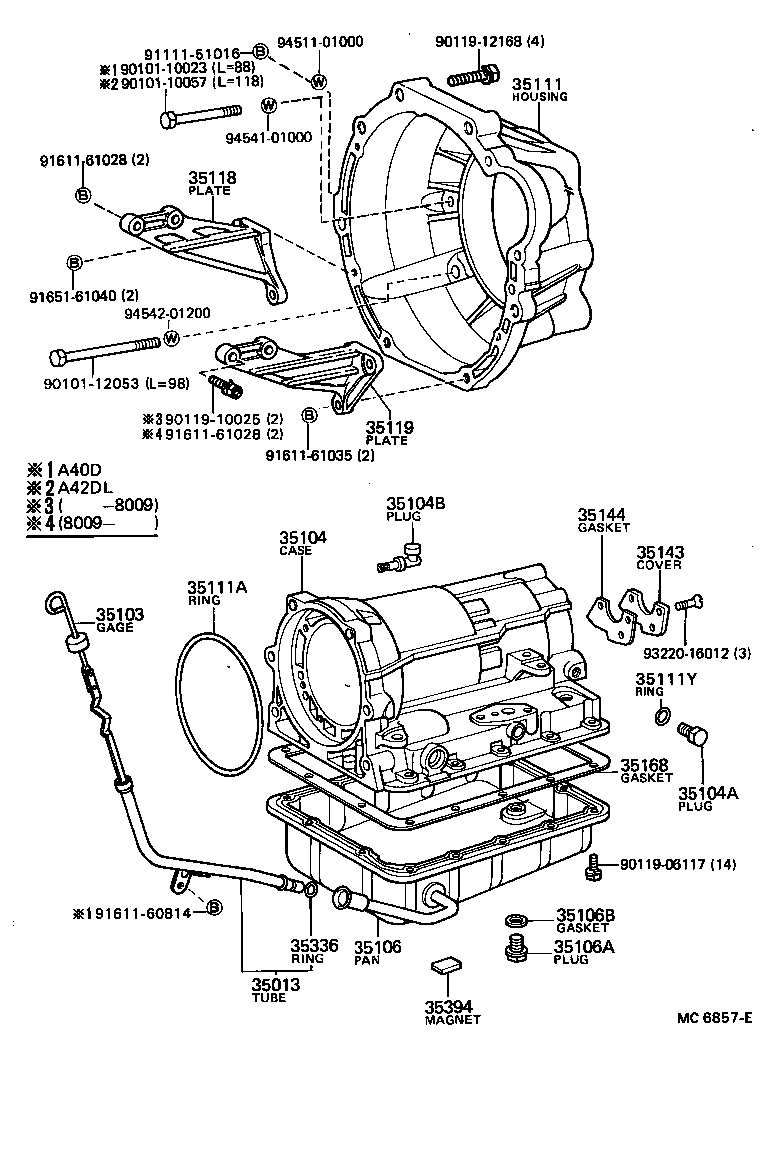  MARK 2 |  TRANSMISSION CASE OIL PAN ATM