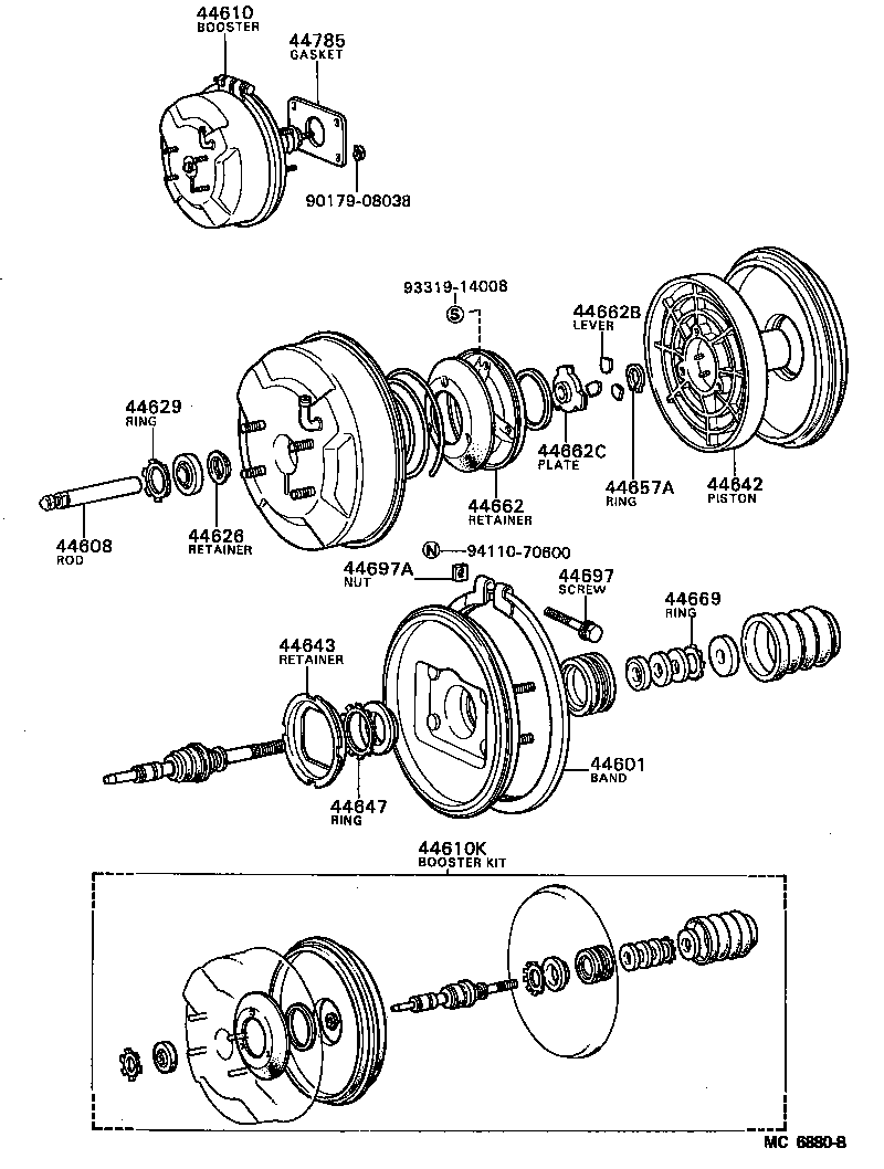  CRESTA |  BRAKE BOOSTER VACUUM TUBE