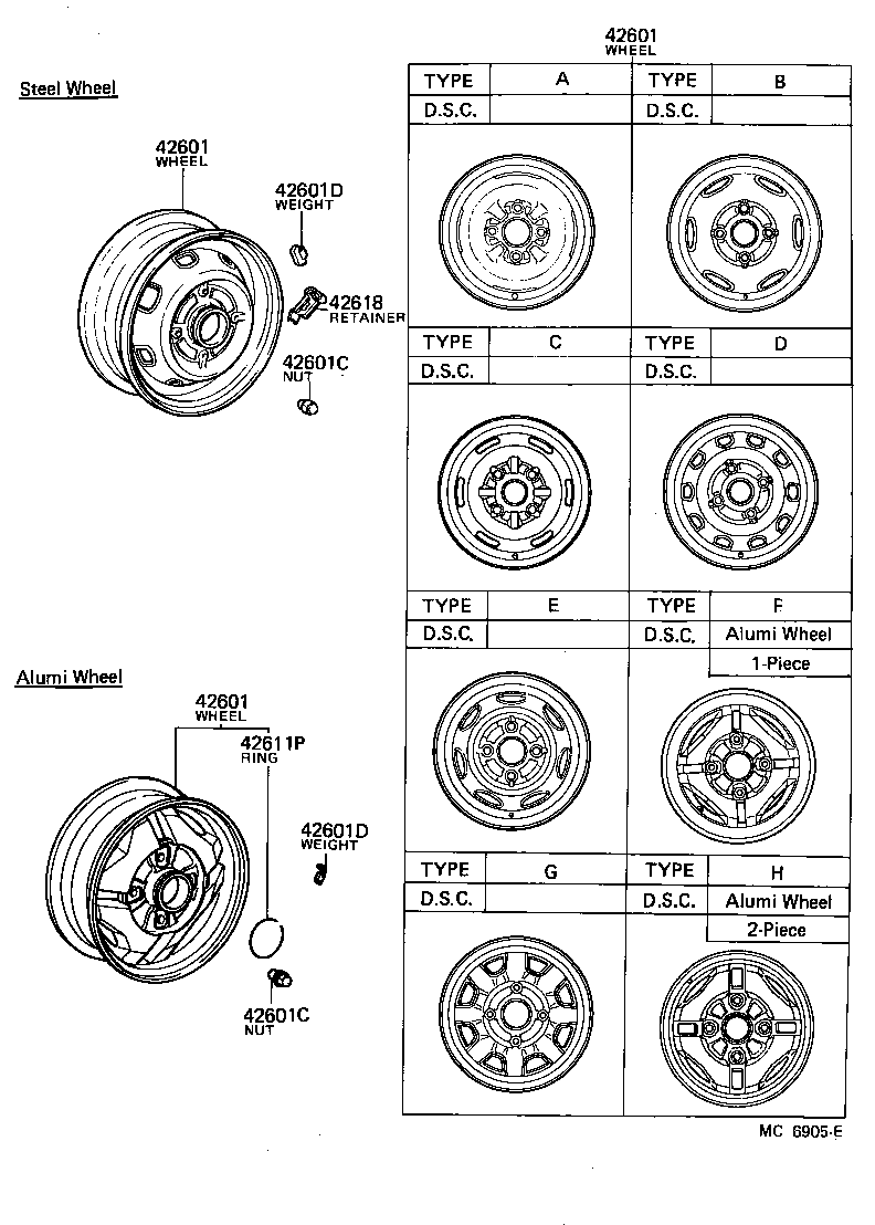  STARLET |  DISC WHEEL WHEEL CAP