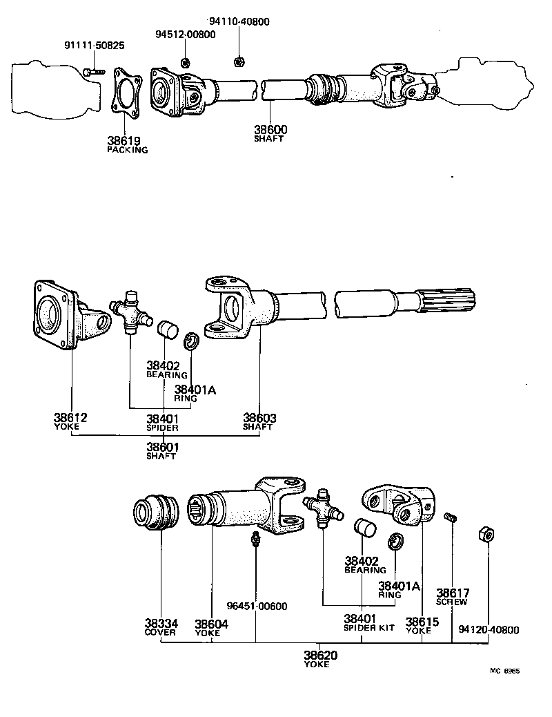  TOYOACE |  DRIVE SHAFT