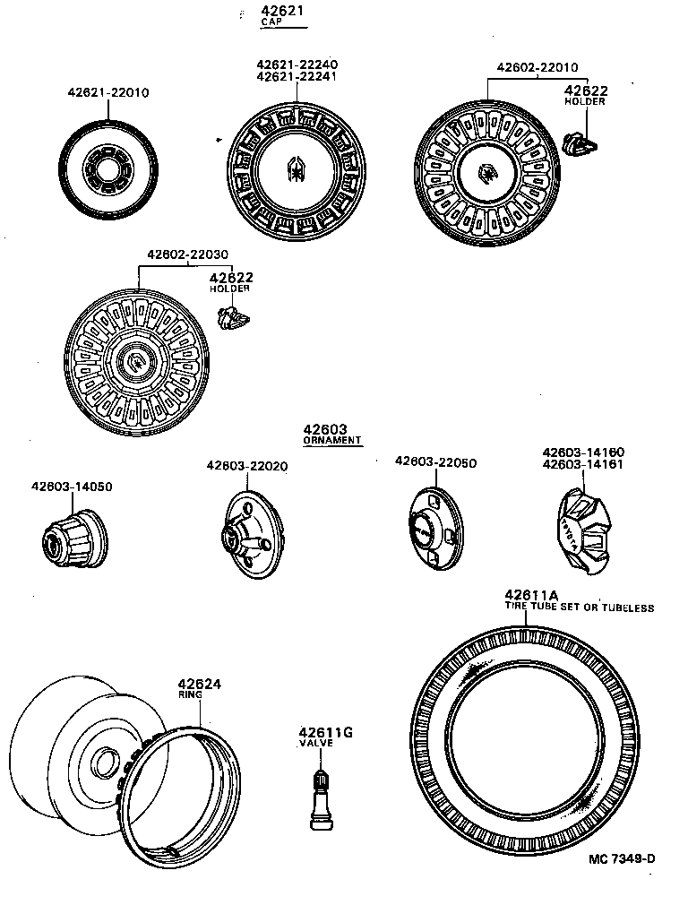  MARK 2 |  DISC WHEEL WHEEL CAP