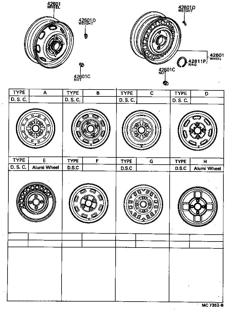  MARK 2 |  DISC WHEEL WHEEL CAP