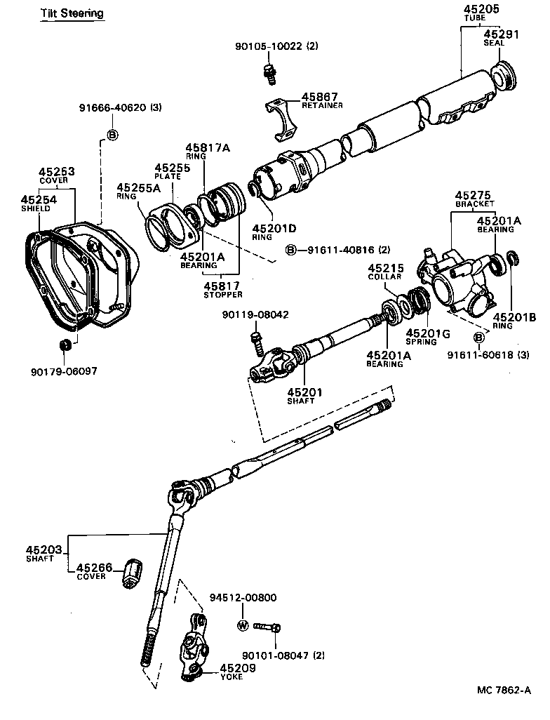  SPRINTER |  STEERING COLUMN SHAFT