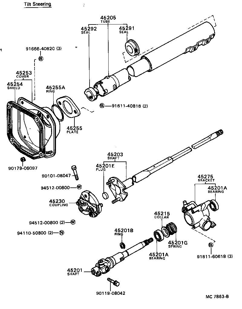  SPRINTER |  STEERING COLUMN SHAFT