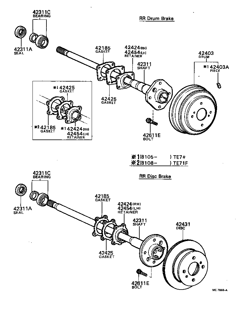  SPRINTER |  REAR AXLE SHAFT HUB