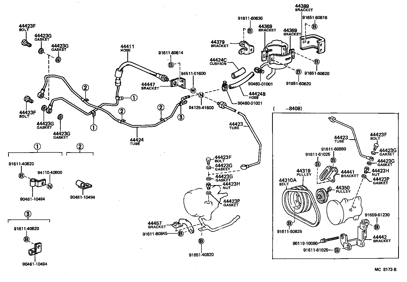  TOYOACE |  POWER STEERING TUBE