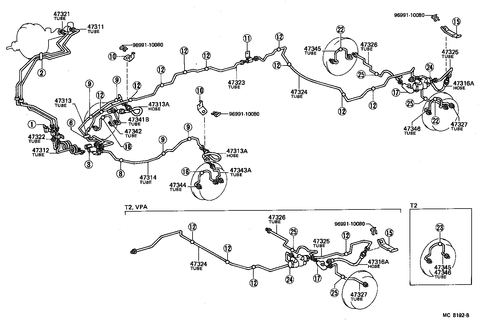  TOYOACE |  BRAKE TUBE CLAMP