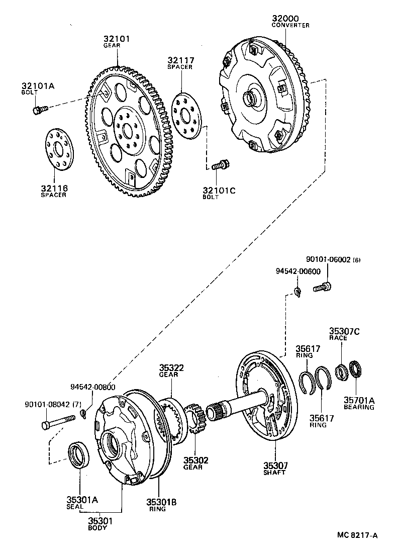  SPRINTER |  TORQUE CONVERTER FRONT OIL PUMP CHAIN ATM