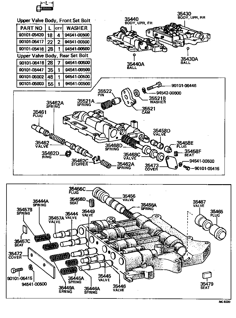  SPRINTER |  VALVE BODY OIL STRAINER ATM