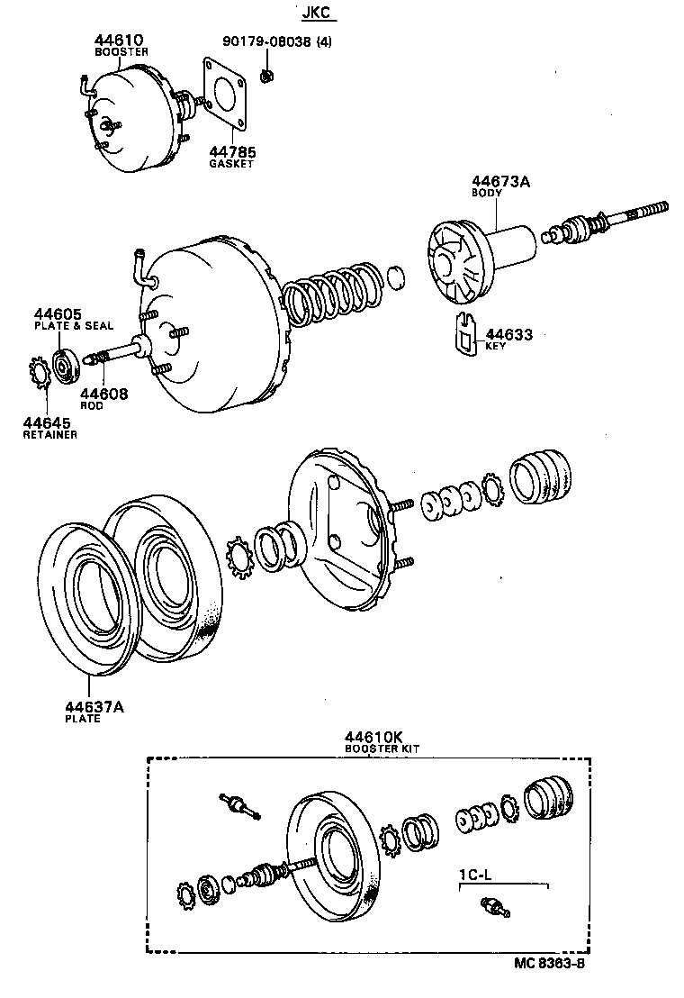  CAMRY VISTA |  BRAKE BOOSTER VACUUM TUBE