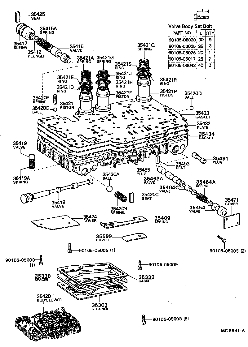  CENTURY |  VALVE BODY OIL STRAINER ATM