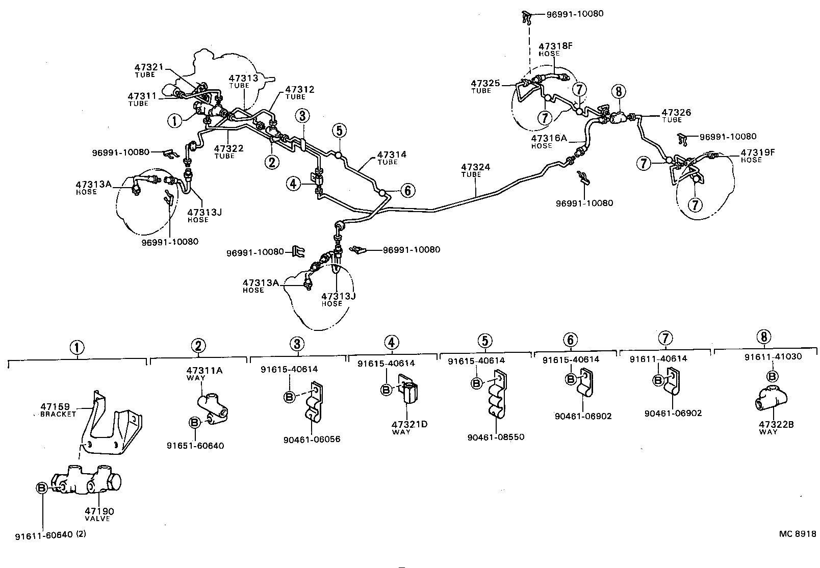  CENTURY |  BRAKE TUBE CLAMP