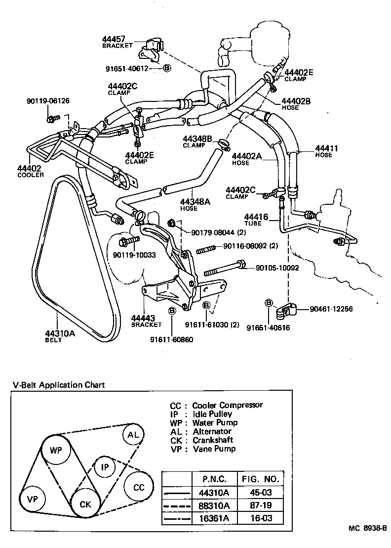  CELICA |  POWER STEERING TUBE