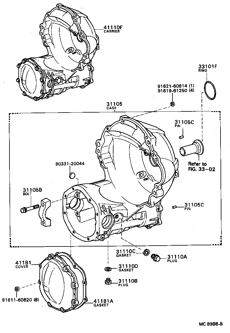  SPRINTER CARIB |  FRONT AXLE HOUSING DIFFERENTIAL