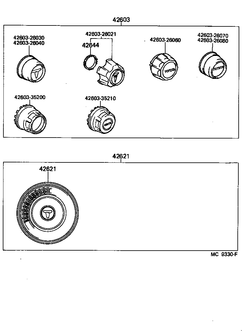  HIACE VAN WAGON |  DISC WHEEL WHEEL CAP