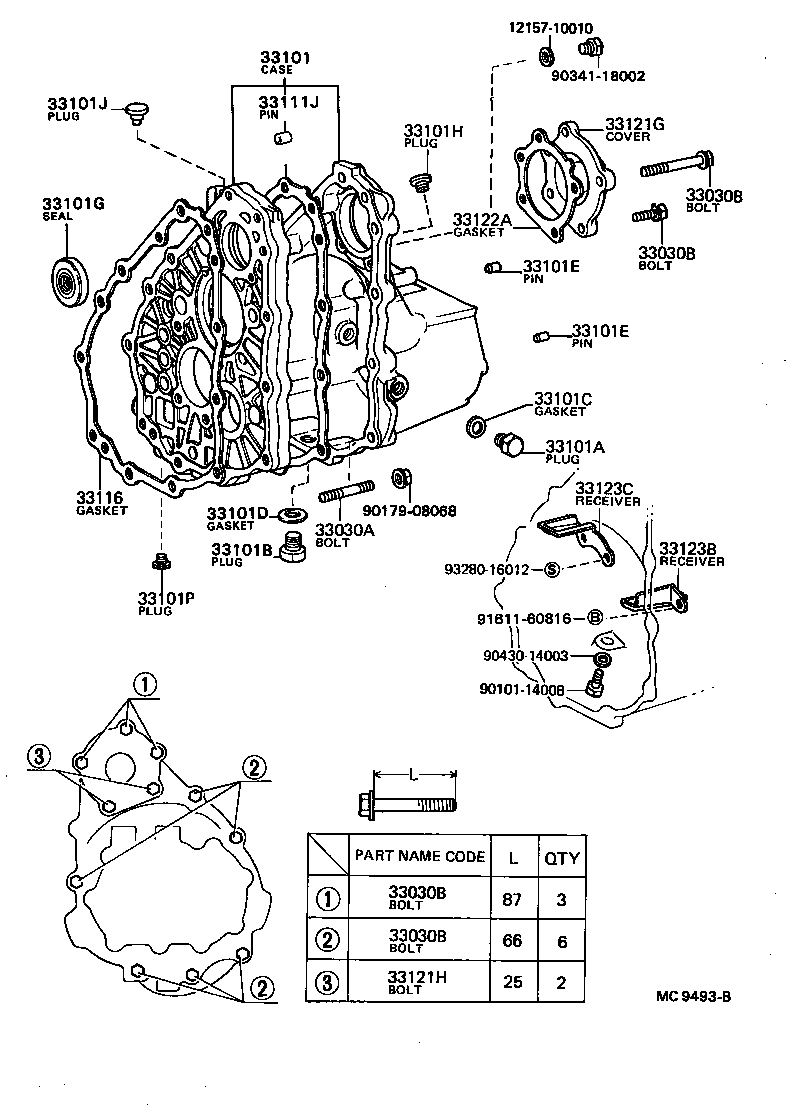  SPRINTER CARIB |  CLUTCH HOUSING TRANSMISSION CASE MTM