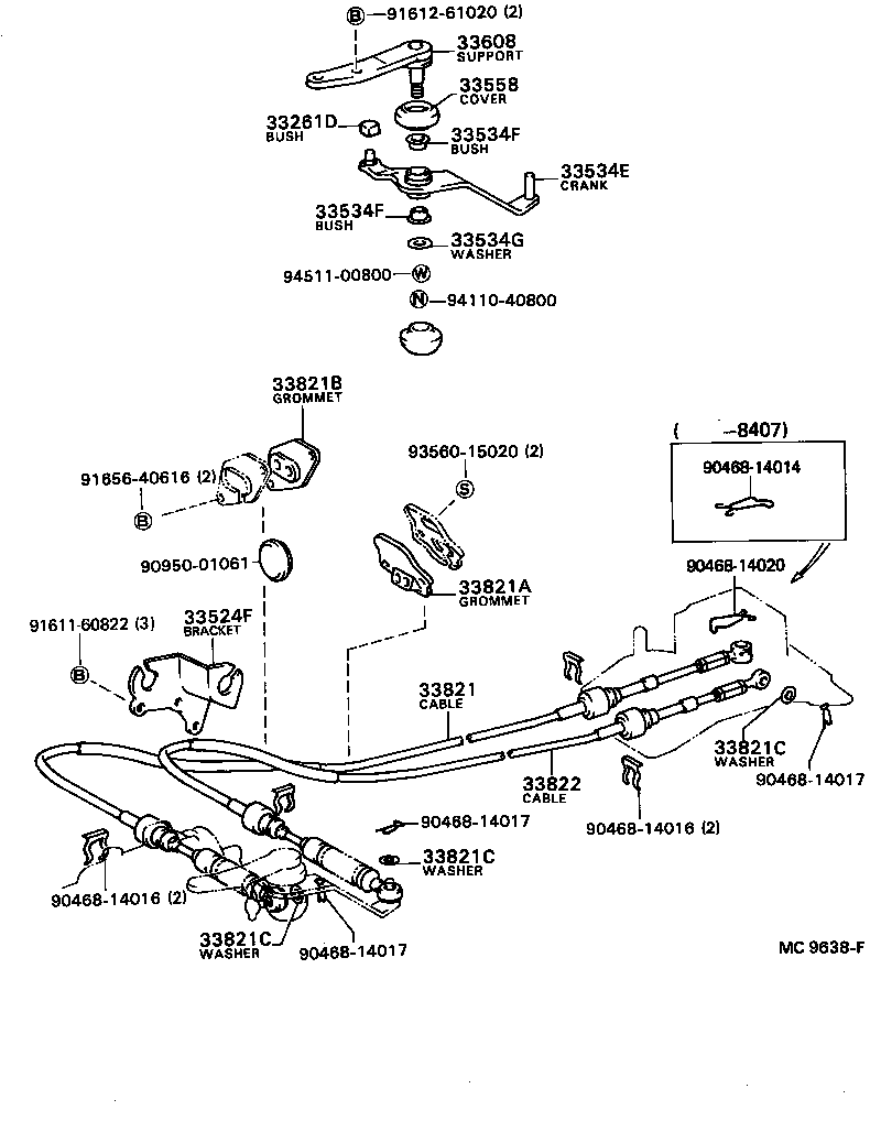  SPRINTER |  SHIFT LEVER RETAINER