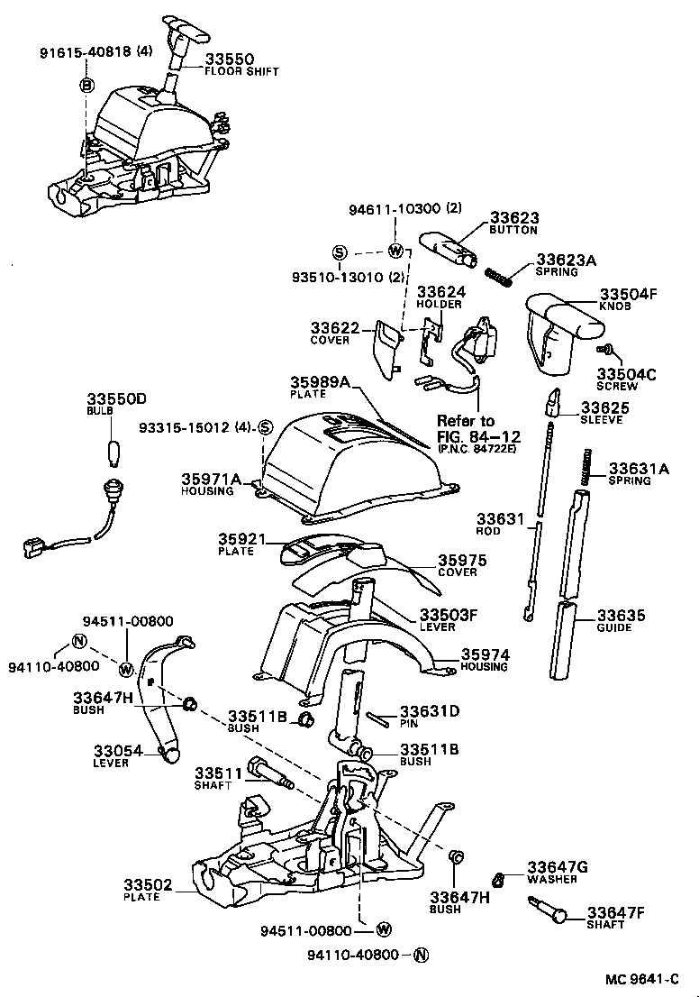  SPRINTER |  SHIFT LEVER RETAINER