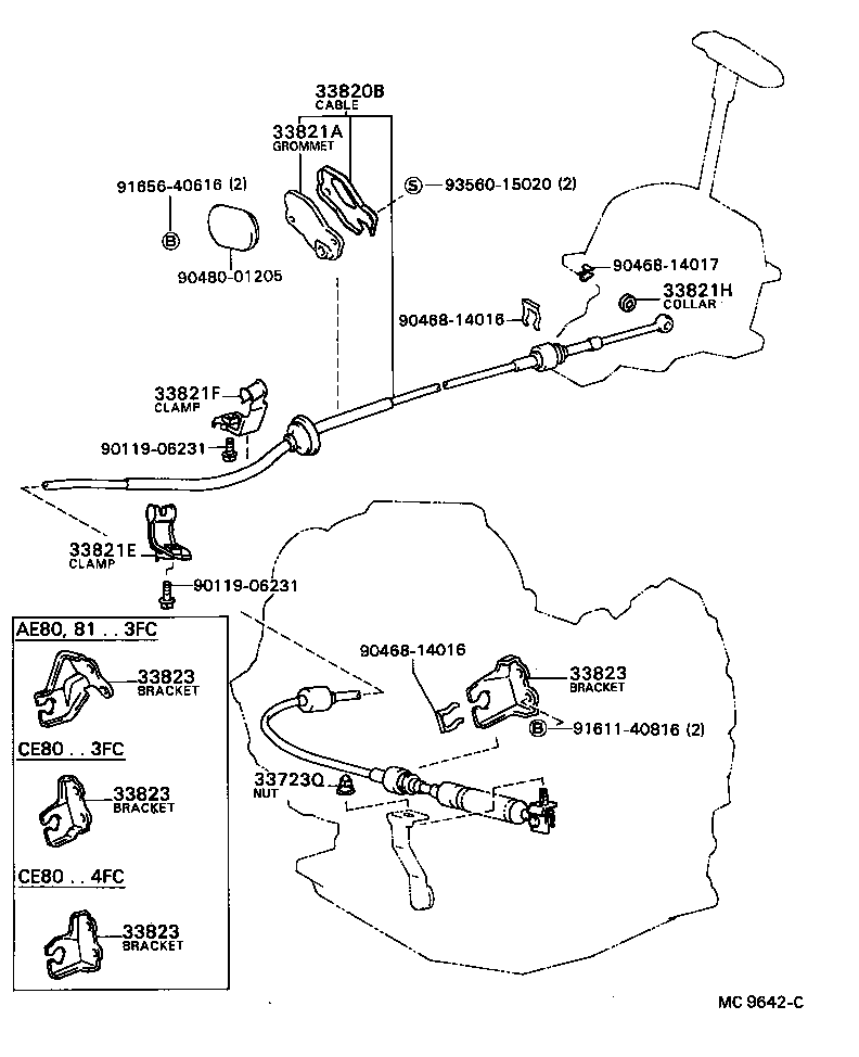  SPRINTER |  SHIFT LEVER RETAINER