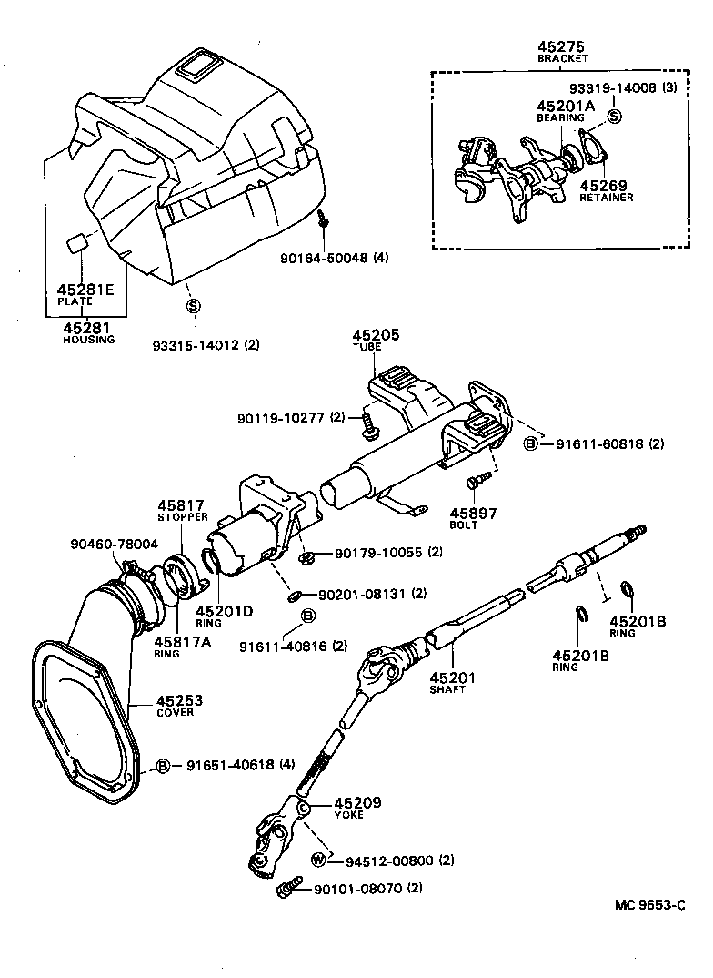  SPRINTER |  STEERING COLUMN SHAFT