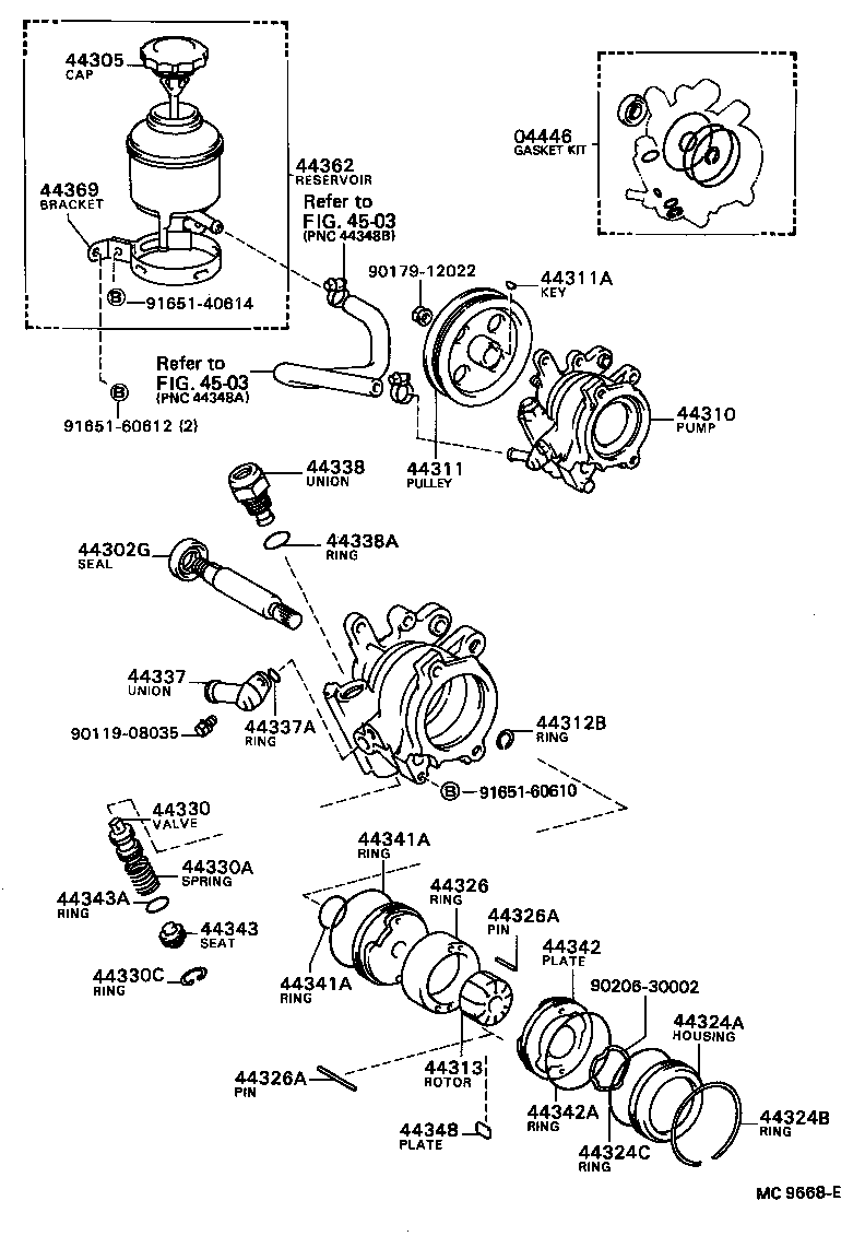SPRINTER | VANE PUMP RESERVOIR POWER STEERING