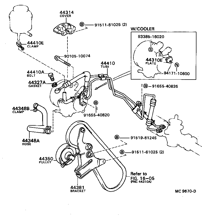  SPRINTER |  POWER STEERING TUBE