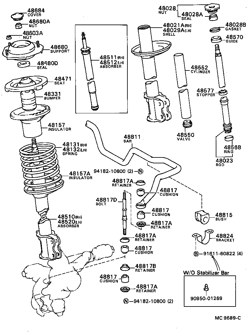  SPRINTER |  FRONT SPRING SHOCK ABSORBER