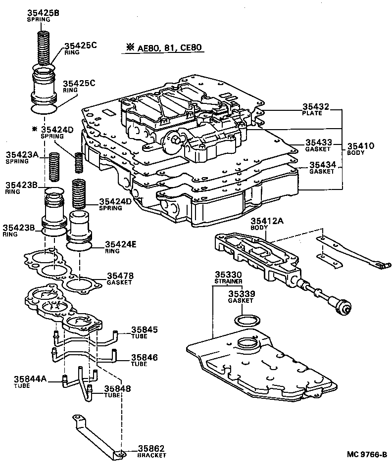  SPRINTER |  VALVE BODY OIL STRAINER ATM