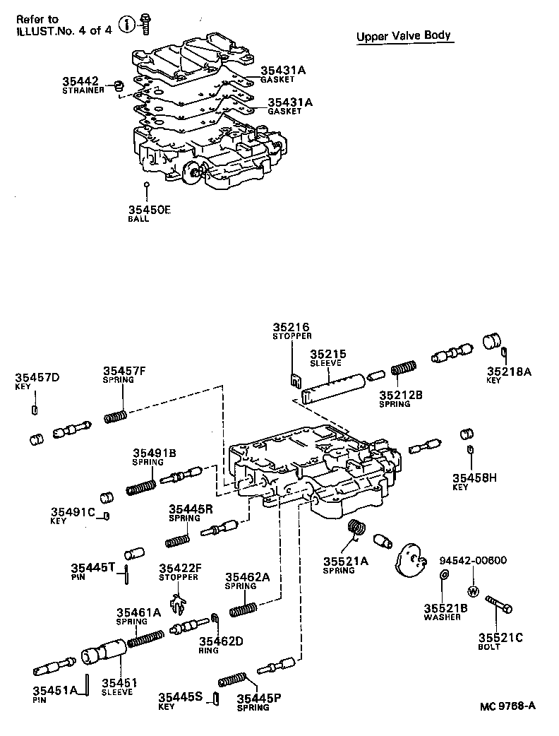  SPRINTER |  VALVE BODY OIL STRAINER ATM