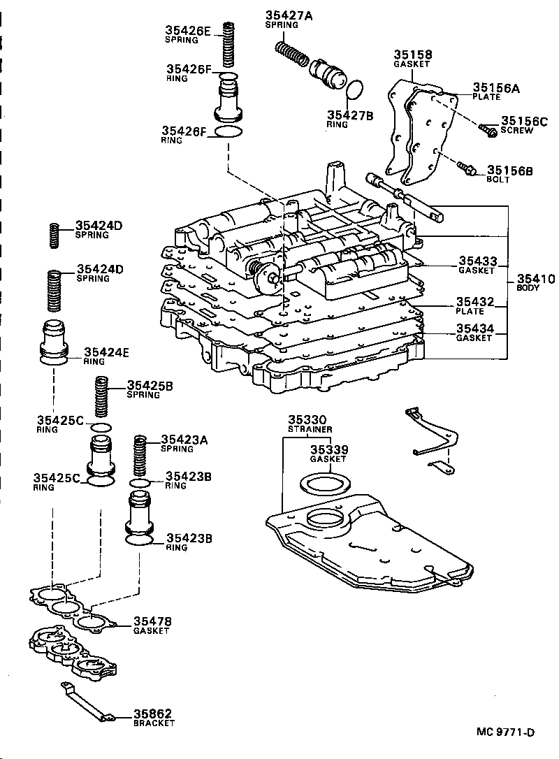  SPRINTER |  VALVE BODY OIL STRAINER ATM