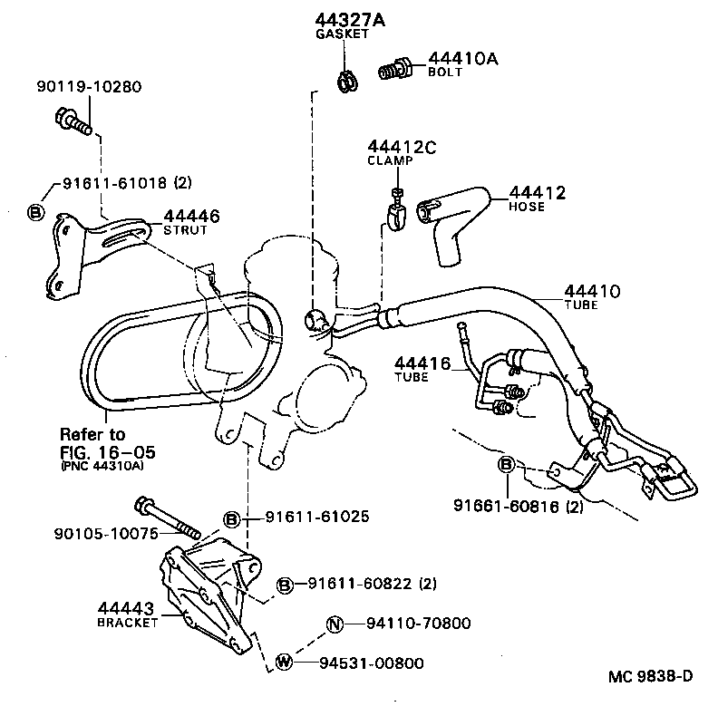  SPRINTER |  POWER STEERING TUBE