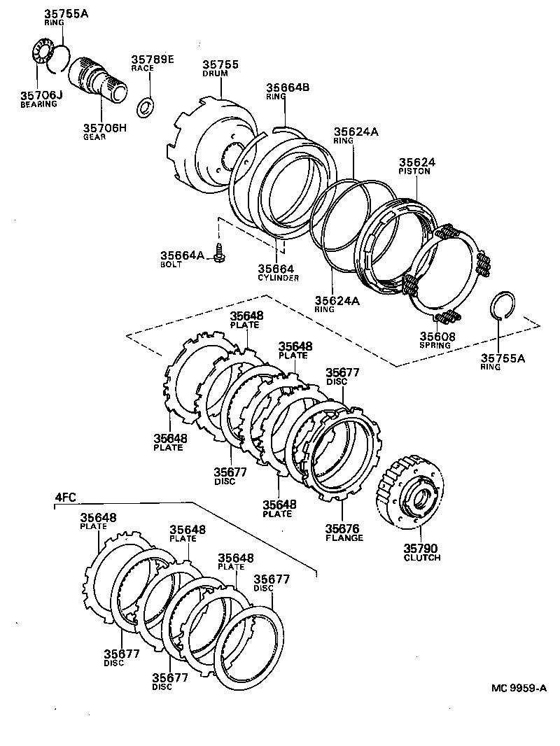  SPRINTER |  CENTER SUPPORT PLANETARY SUN GEAR ATM