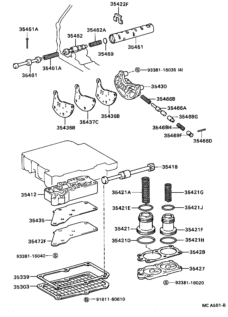 SPRINTER CARIB |  VALVE BODY OIL STRAINER ATM