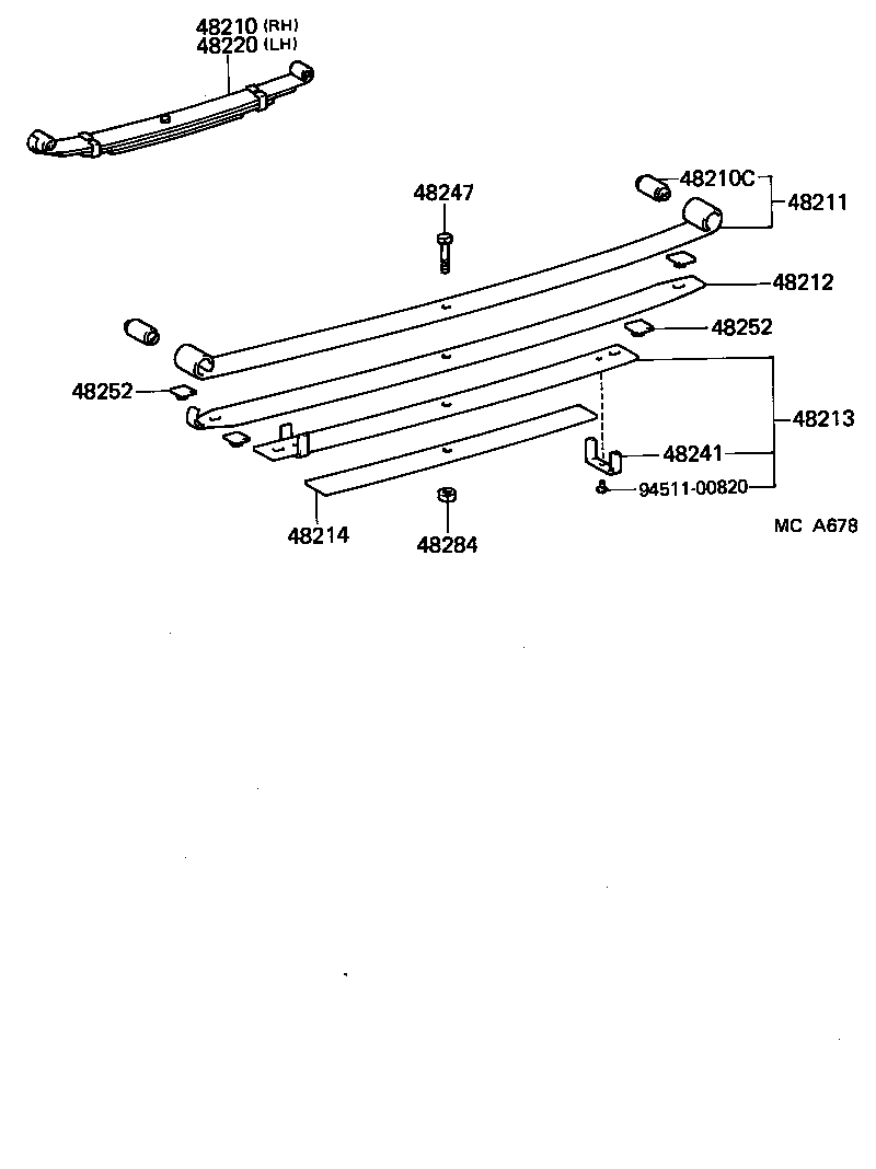  HIACE VAN WAGON |  REAR SPRING SHOCK ABSORBER