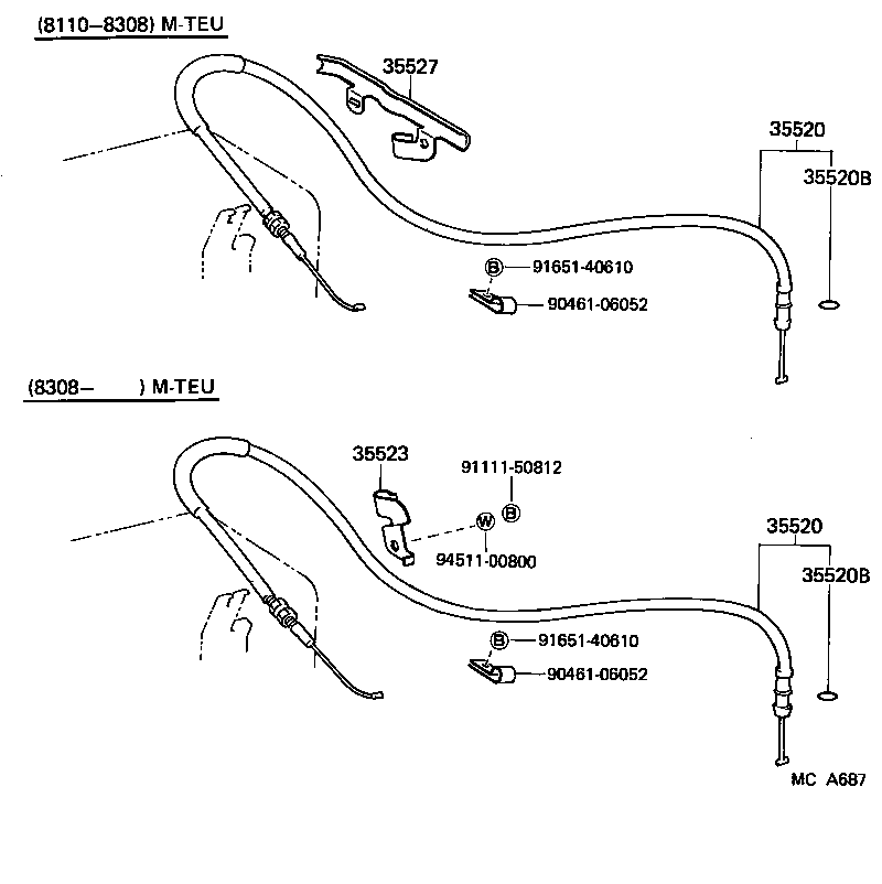  CRESTA |  THROTTLE LINK VALVE LEVER ATM