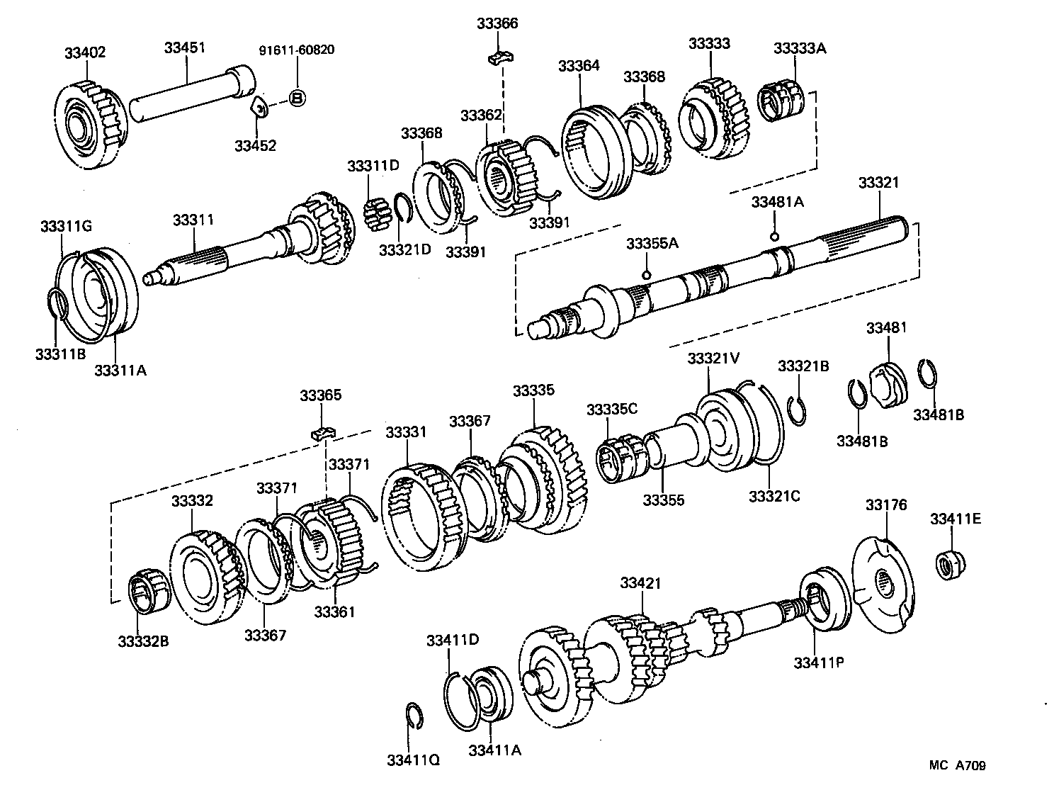  HIACE VAN WAGON |  TRANSMISSION GEAR MTM