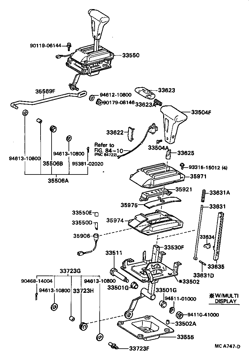  SOARER |  SHIFT LEVER RETAINER