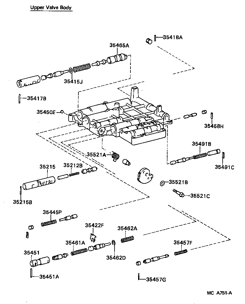  SPRINTER |  VALVE BODY OIL STRAINER ATM