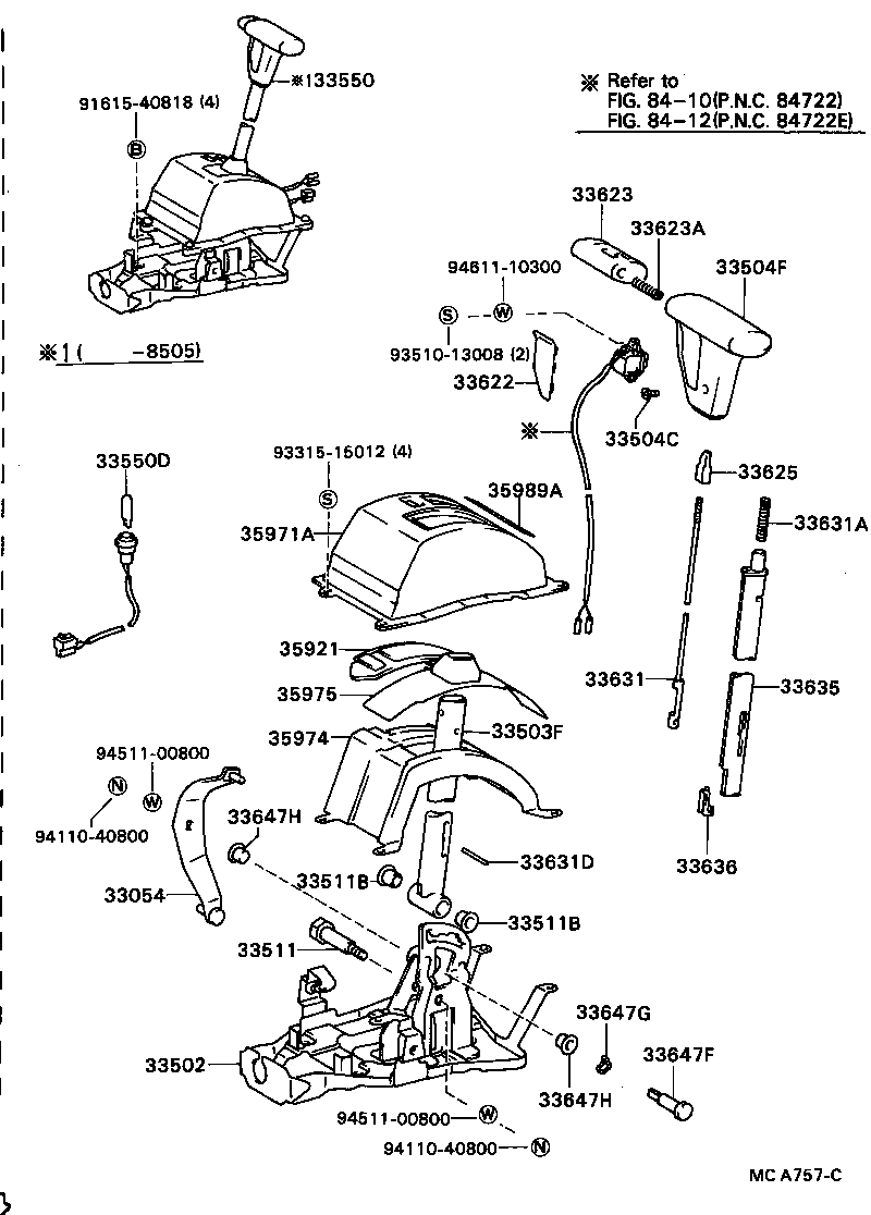  SPRINTER |  SHIFT LEVER RETAINER