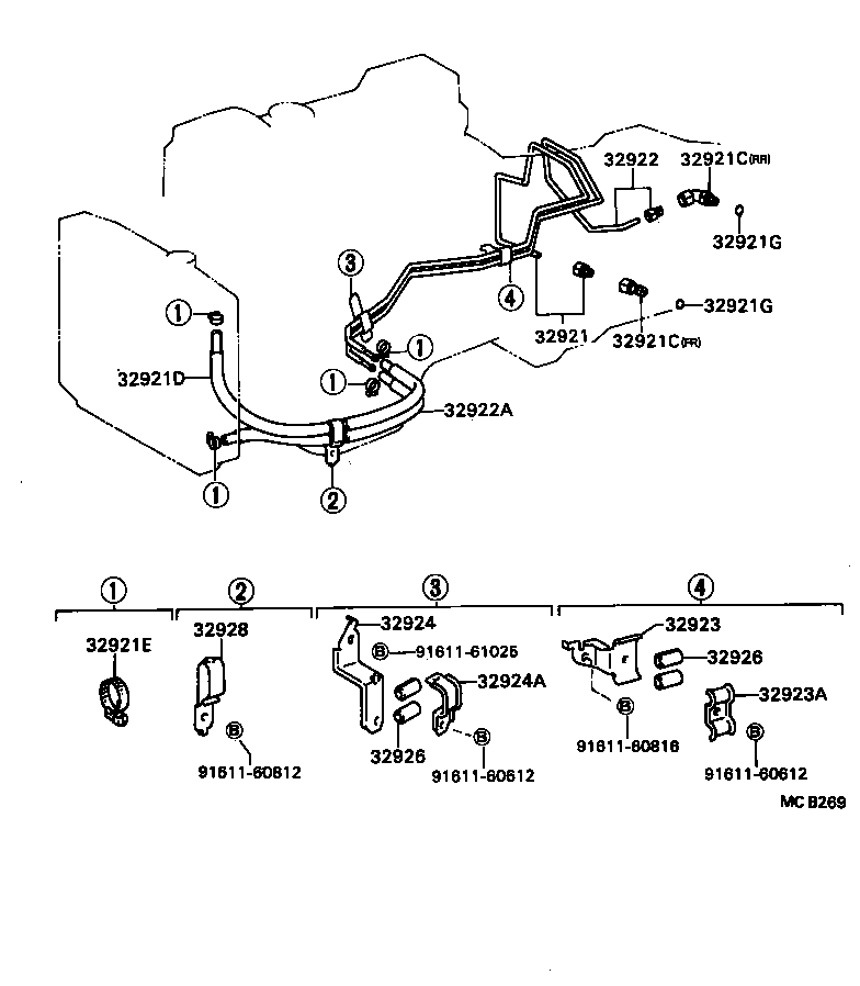  TOWN MASTERACE V WG |  OIL COOLER TUBE ATM