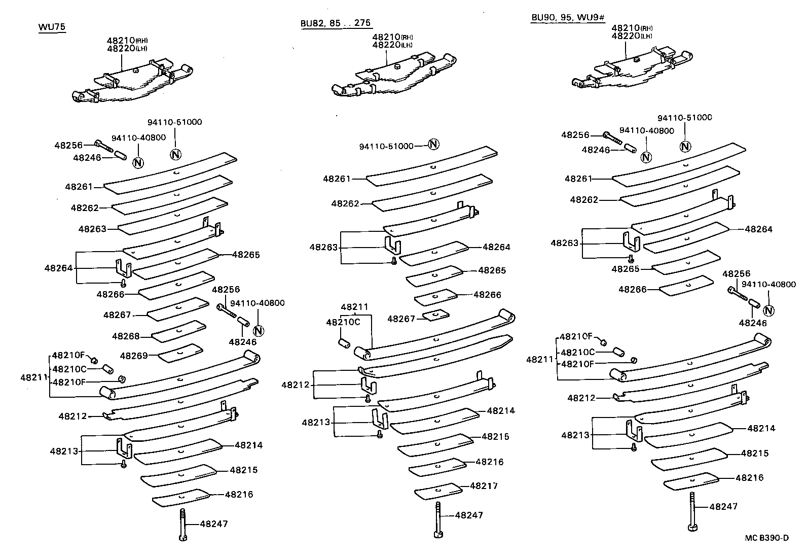  DYNA TOYOACE |  REAR SPRING SHOCK ABSORBER