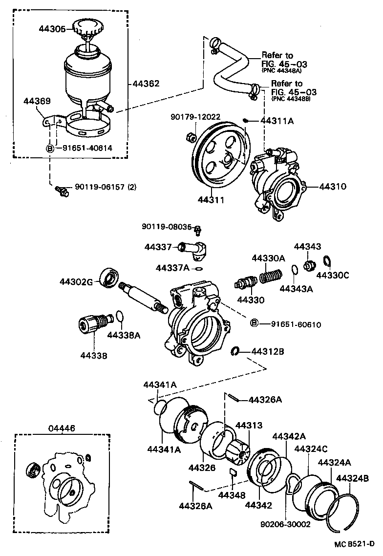  SPRINTER |  VANE PUMP RESERVOIR POWER STEERING