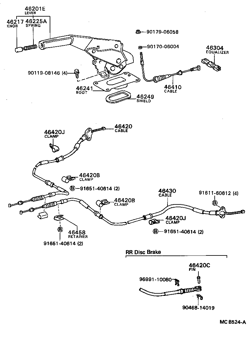  SPRINTER |  PARKING BRAKE CABLE